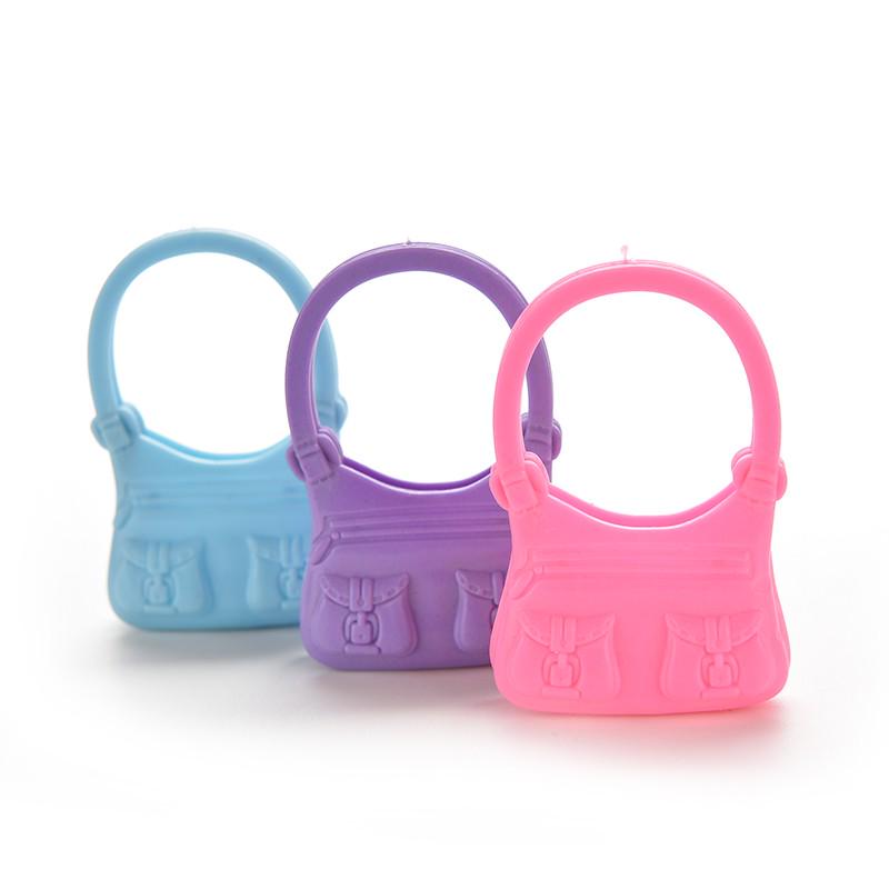 5PCS Doll Bags Accessories Toy Fashion Morden Mini Handbag for Doll Birthday Xmas Gift