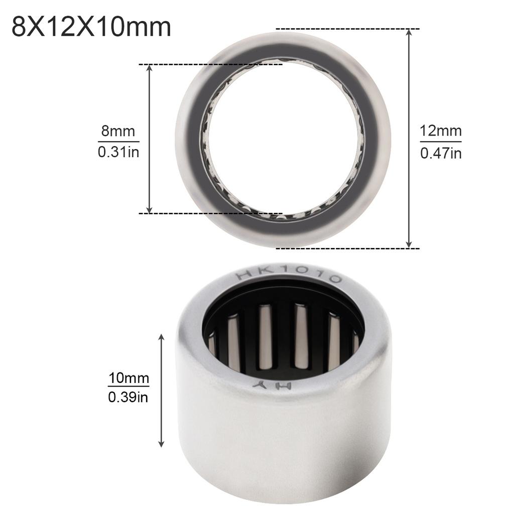 1 ΤΕΜ Ρουλεμάν Βελόνας Κυλίνδρων HK0810 / HK0910 / HK1010, Ρουλεμάν Κυπέλλου Ελκυστού Πλήρους Συμπληρώματος