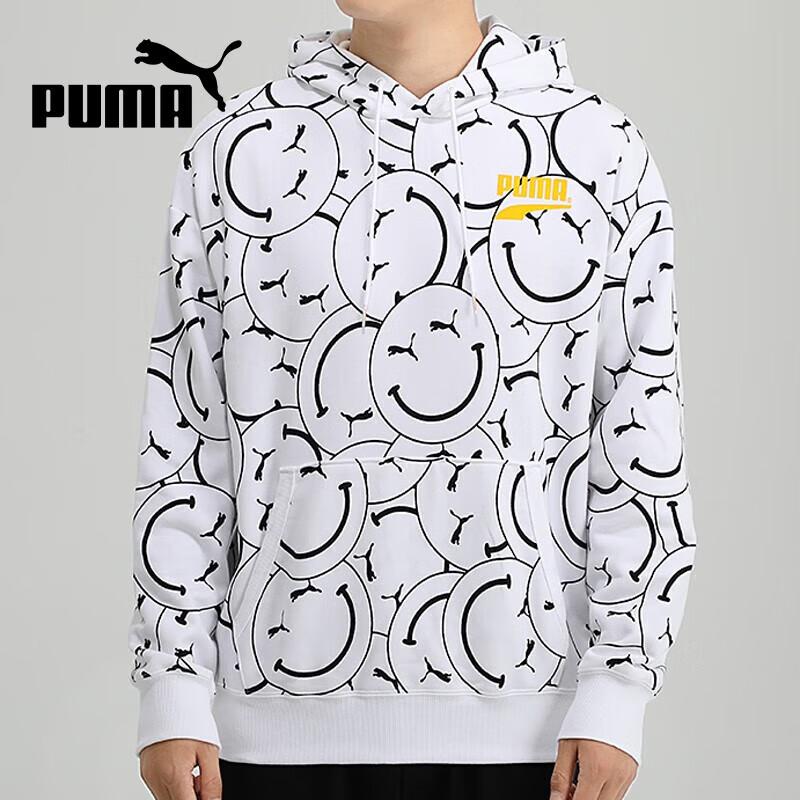 PUMA Smiley Print Hooded Pullover S
