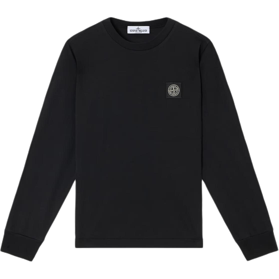 Stone Island Logo Crew Neck Long