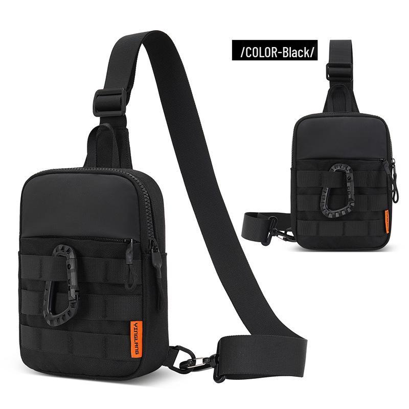 

YINGLANG Trendy Men s Versatile Crossbody Chest Bag чорний