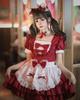 AOTYP Maid Cafe Cute Short Halloween Halloween School Photo Otaku Size L Costume, Cosplay, Maid, Maid, Length, Costume, Women's, Maid, Event, Party,