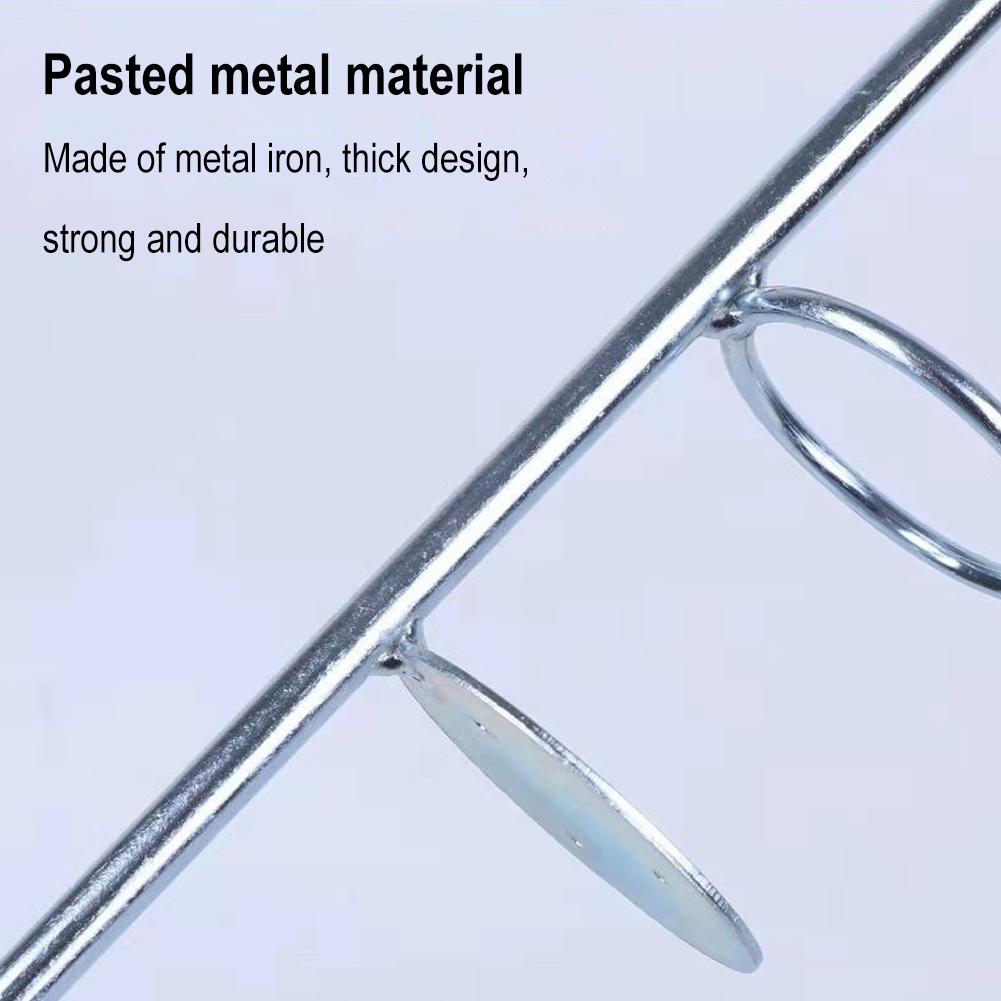 30/40/50cm Portable Fishing Rod Holder Support Stainless Steel Ground Spike Rod Rest Stand Bank Fishing Ground Rod Holder Tackle