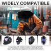 Welding Helmet Cover Fireproof Full Protective Cotton Fabric Welding Worker Helmet Extended head Cover Fireproof  Welding Cap