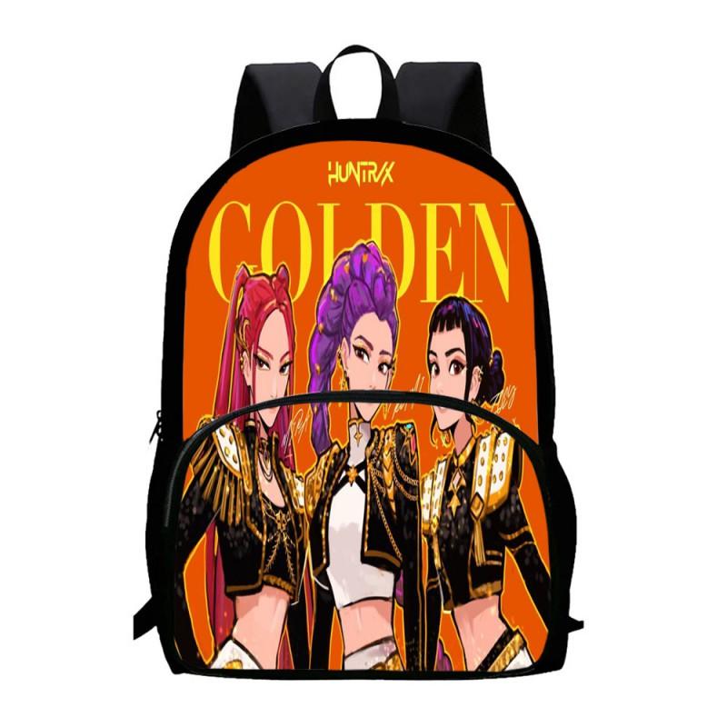 K-Pop Inspired Demon Hunter Themed Large Capacity Backpack School Travel Unisex Oxford Fabric Daypack