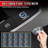 ptwrl4 Car logo Sticker Central control Decals For Volvo T6 S40 S60 S90 XC40 XC60 XC90 V40 V50 V60 V90 T6 AWD C30 C70 S80 V70 XC70