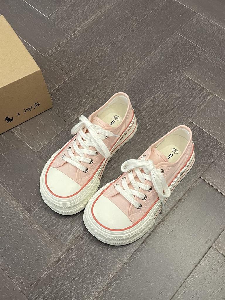 High-top Canvas Shoes Female Students Campus Style Niche Versatile Sports and Leisure Shoes Summer New Fashion