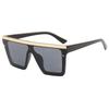 Superhot Eyewear 23568 Luxury Flat Top Rectangle One Piece Lens Men Women Oversize Shades Sunglasses