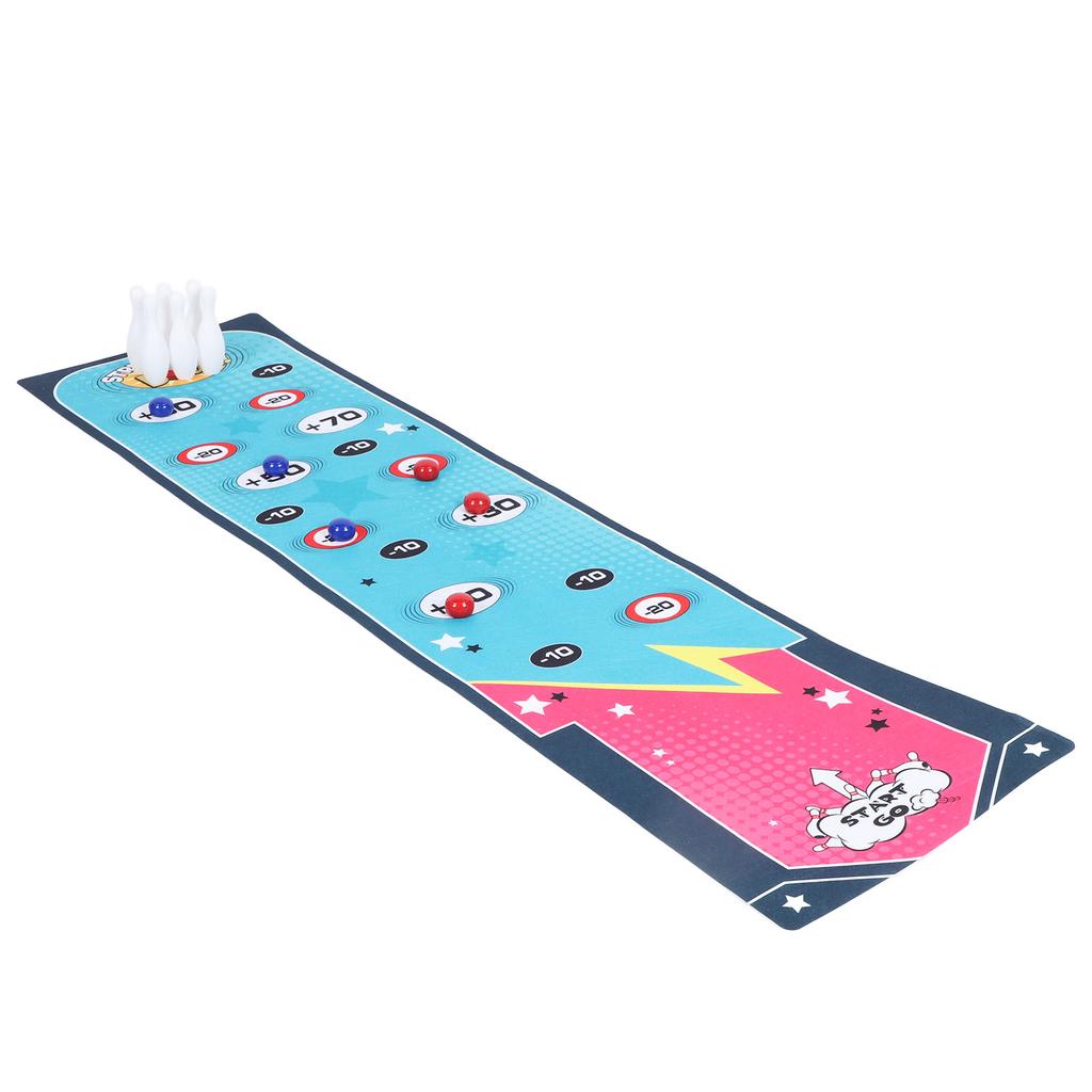 Stolní bowlingová hra pro děti Dospělí Vzdělávací přenosná sada hraček na bowling Zábavné rodinné hry se 6