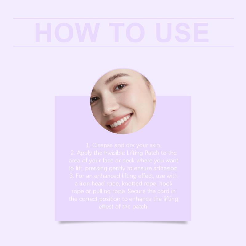 Invisible Facial Lifting Patch Beautify Contour Moisturizing Facial Bright Skin Care V-Line Lifting Patch