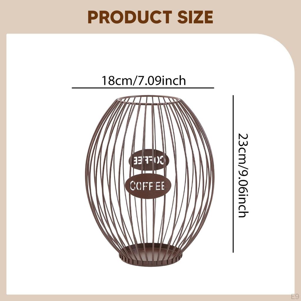 Kaffeekapselhalter Korb Organizer Behälter Kapsel Dekorativeisen Geeignet für