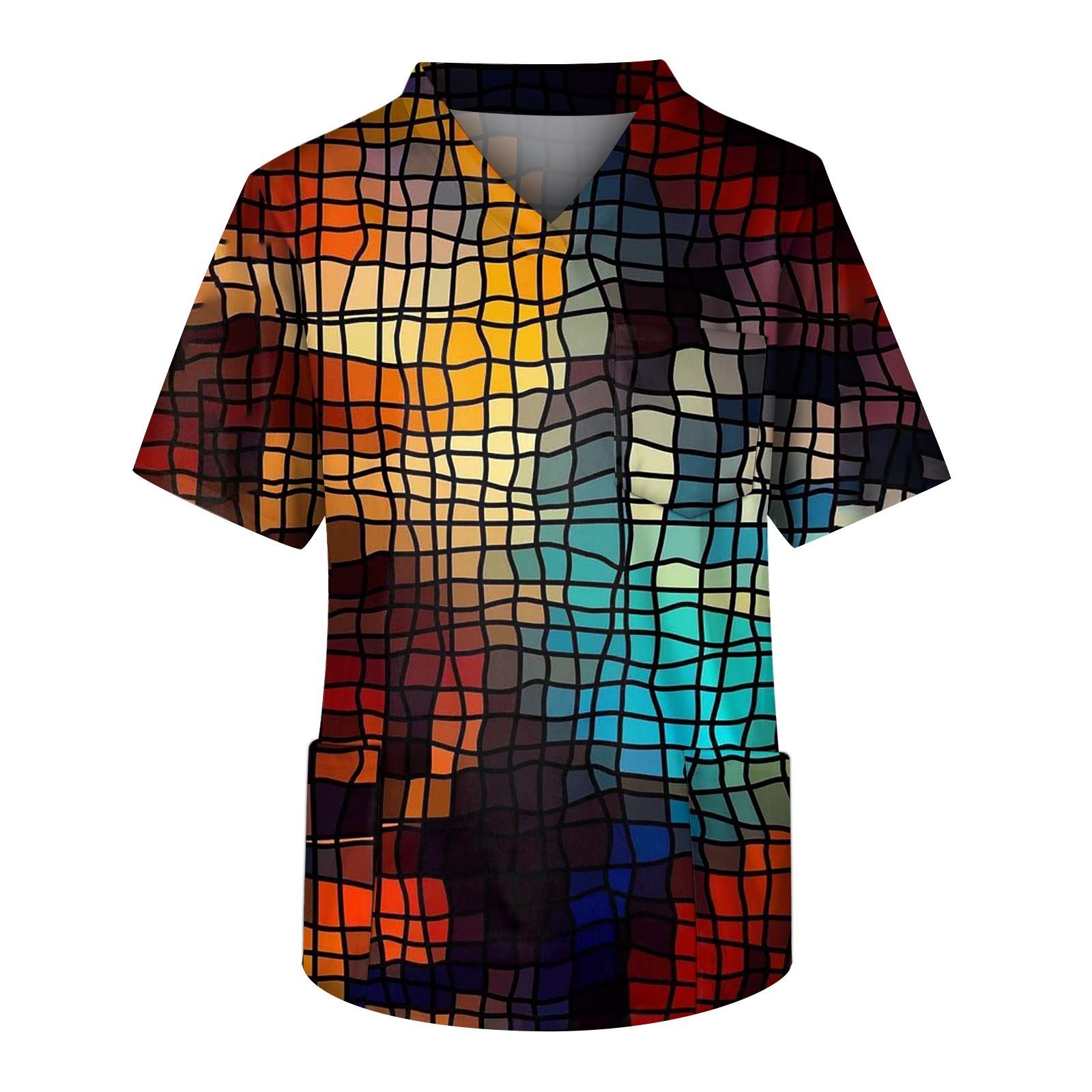 

Модный мужской топ с коротким рукавом и V-образным вырезом с принтом и карманом на груди M зелёный