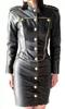 Casual Handmade New Fashionable Party Black Women Genuine Leather Dress Stylish