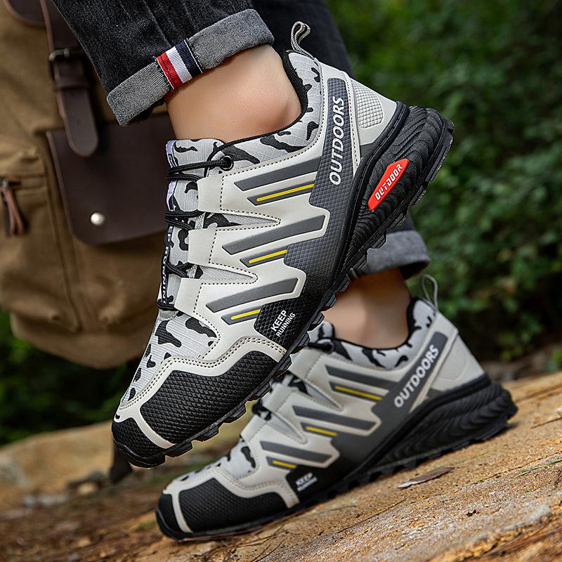 Men's Hiking Shoes Waterproof All-Terrain Outdoor Sneakers Non-Slip for Trekking Camping Tactical Training  Outdoor Cycling