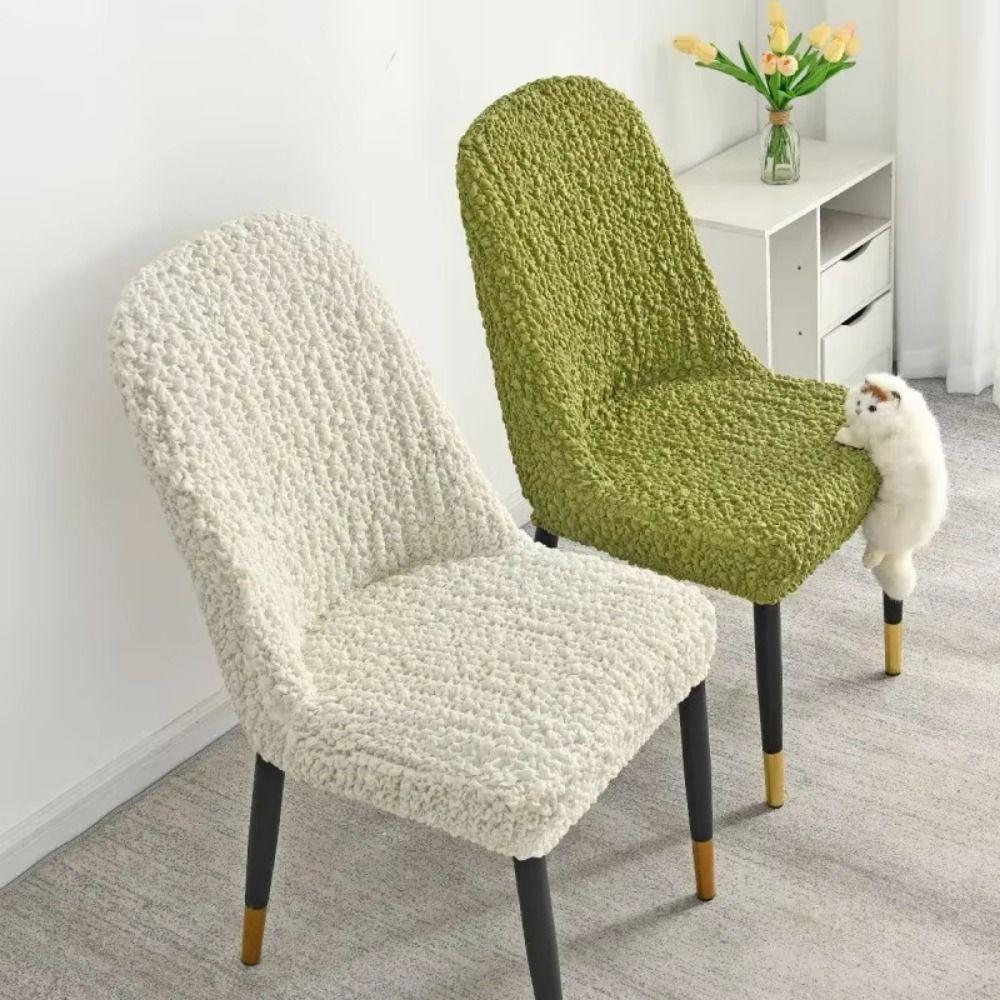 Breathable Elastic Chair Cover Stretchable Dining Chair Cover Full Wrap Stool Cover  Home Use