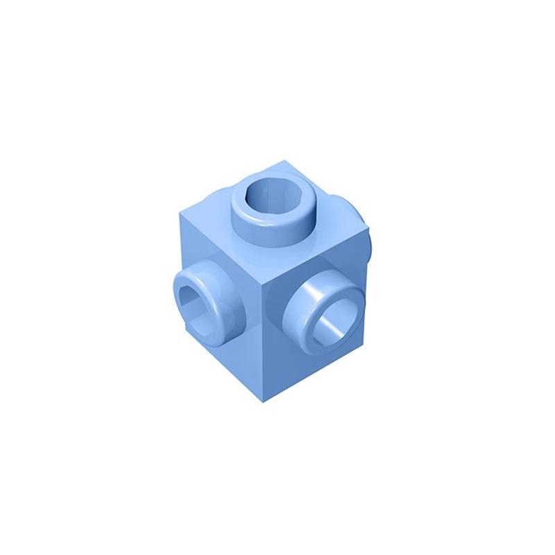 10 pezzi 4733 blocchi MOC compatibili con mattoncini modificati 1x1 con perni su tutti i lati mattoncini educativi fai-da-te all'ingrosso giocattoli per bambini