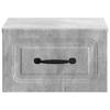Wall Mounted Nightstand Concrete Grey 34.5 x 33 x 20 cm