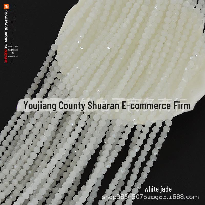 Crystal Globe Beads: 4mm DIY Jewelry, Tassel, Clothing & Luggage Accessories