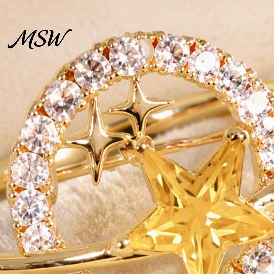 Elegant Bags Accessory Rhinestone Planet Star Brooch Pin, Hollow Badge Decorative Jewelry, Clothing for Suits Coats Scarves Shawls Starry Jewelry