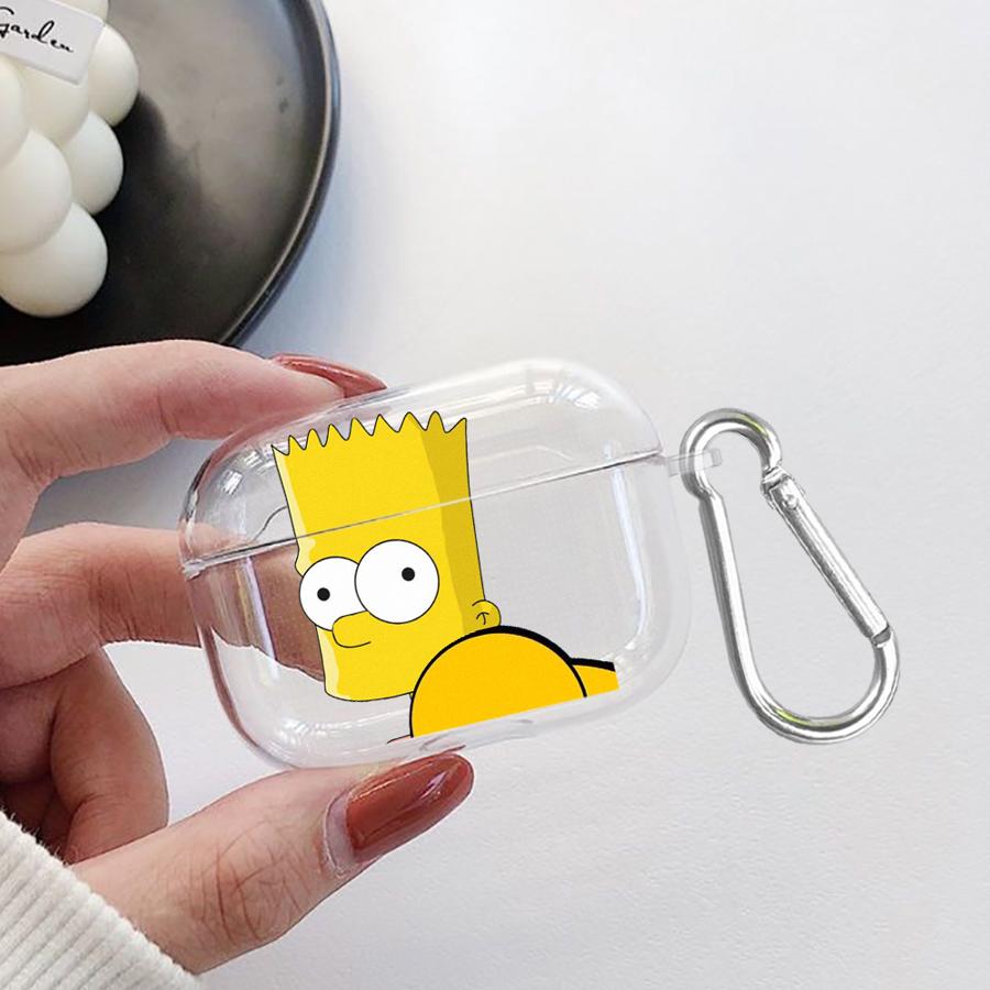 

Case For Airpods 1 Pro3 Pro 2 4 3 Pro2 Clear Earphone Cases Cover Cute The S-simpsons Airpods Pro 2