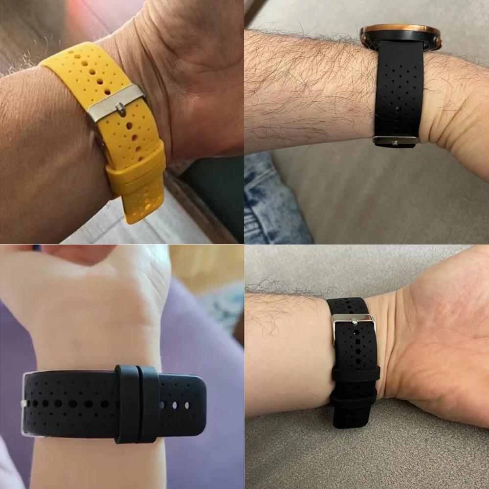 Silicone Strap 20/22mm For Garmin Venu 4 3 2 SQ/Vivoactive 6 5 4 Watch Band Forerunner 570 265 255 245 165 Music Bracelet Correa