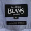 BEAMS Short Sleeve Oxford Shirt M Blue Purple Men's Used