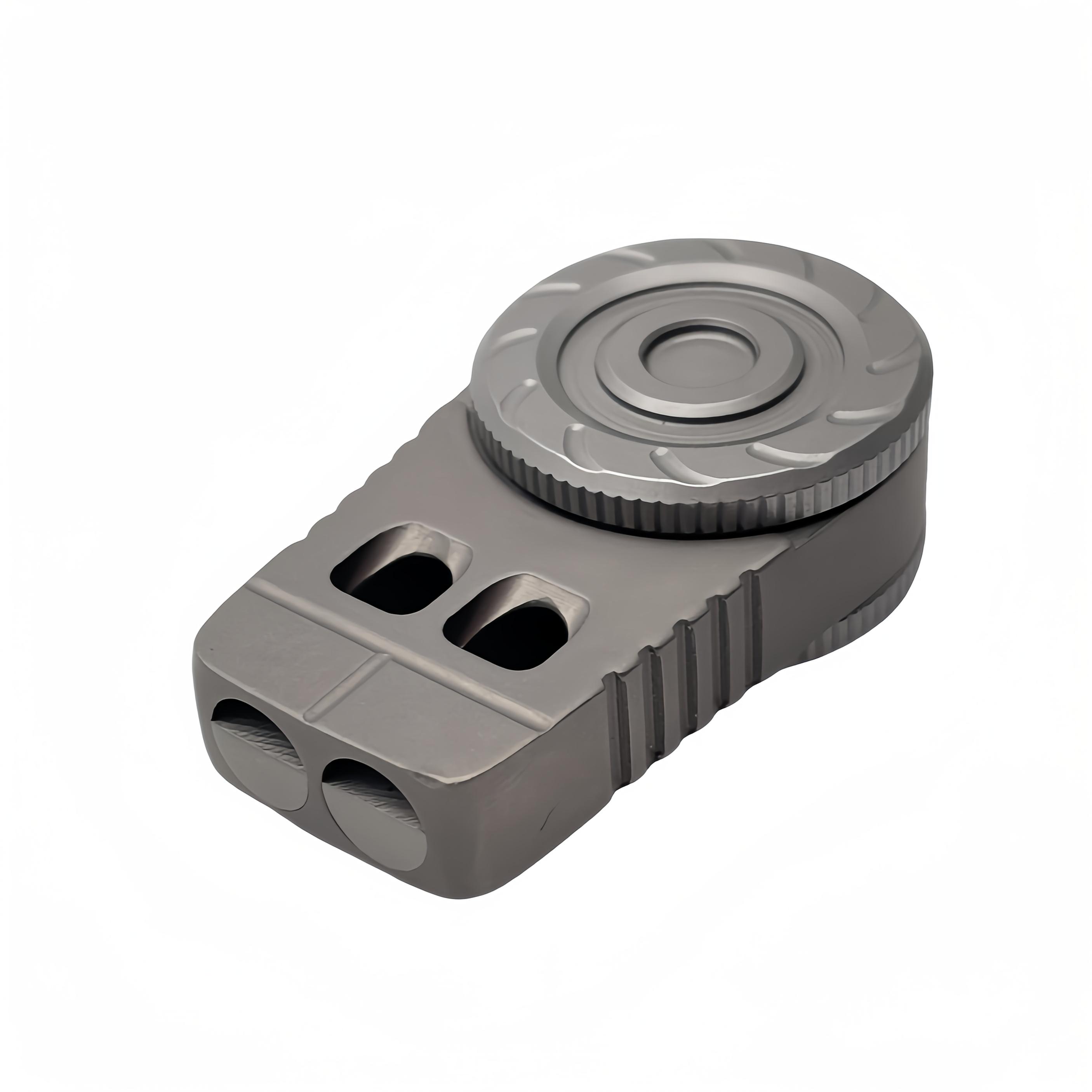 

1PCS High-decibel Titanium Alloy Survival Whistle - Dual-tube Design, 120-decibel Emergency Signal Whistle 1PCS