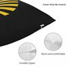 Camino De Santiago Symbol Yellow Scallop Shell Square Pillowcase Cushion Cover Pillow Case Throw Pillow Cover for Home Sofa