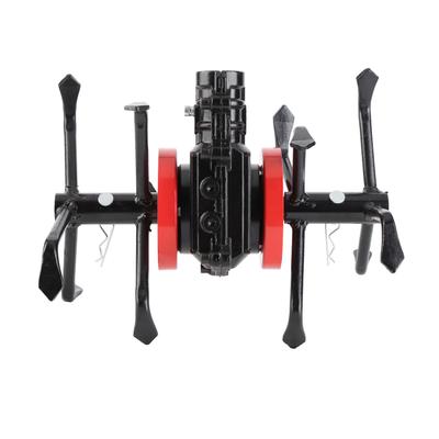 Cultivator Tool Wheel Aluminum Iron Alloy 6 Claw Multi Purpose Garden Deep Tilling Wheel for Grass