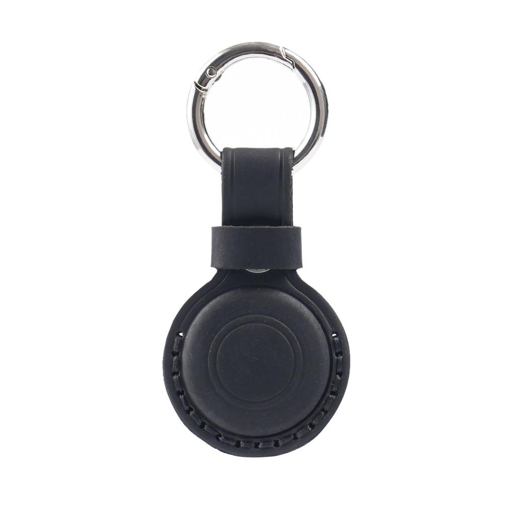 Leather Protective Case for Apple AirTag - Cowhide Pet Anti-lost Keychain