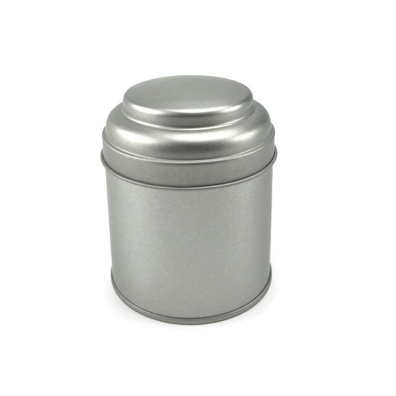 50G Small Tea Tins Canister With Airtight Double Lids,Mini Tin Can Box And Small Round Kitchen Canisters For Tea