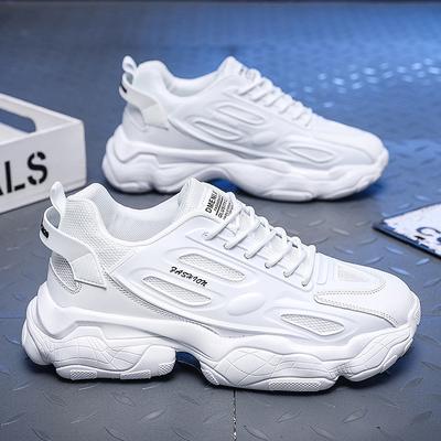 Ανδρικά αθλητικά παπούτσια με πλατφόρμα Trendy Mesh αναπνεύσιμα casual παπούτσια Ανδρικά παπούτσια για τρέξιμο σε κορεατικό στυλ Άνετα παπούτσια για τρέξιμο Tenis Para Hombre