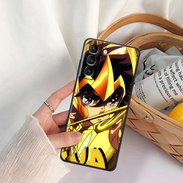Anime Saint Seiya Phone Case For Samsung Galaxy S24 S23 Ultra 5G S20 S21 FE S25 S24FE S26 Plus Cases Soft Cover Pegasus Seiyas
