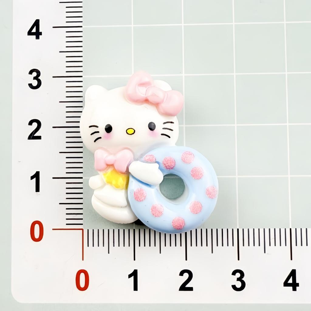 20/100PCS Cartoon DIY Cream Gel Summer Beach Kitten Resin Accessories Phone Case Hair Clip Refrigerator Sticker Luggage Water Cu