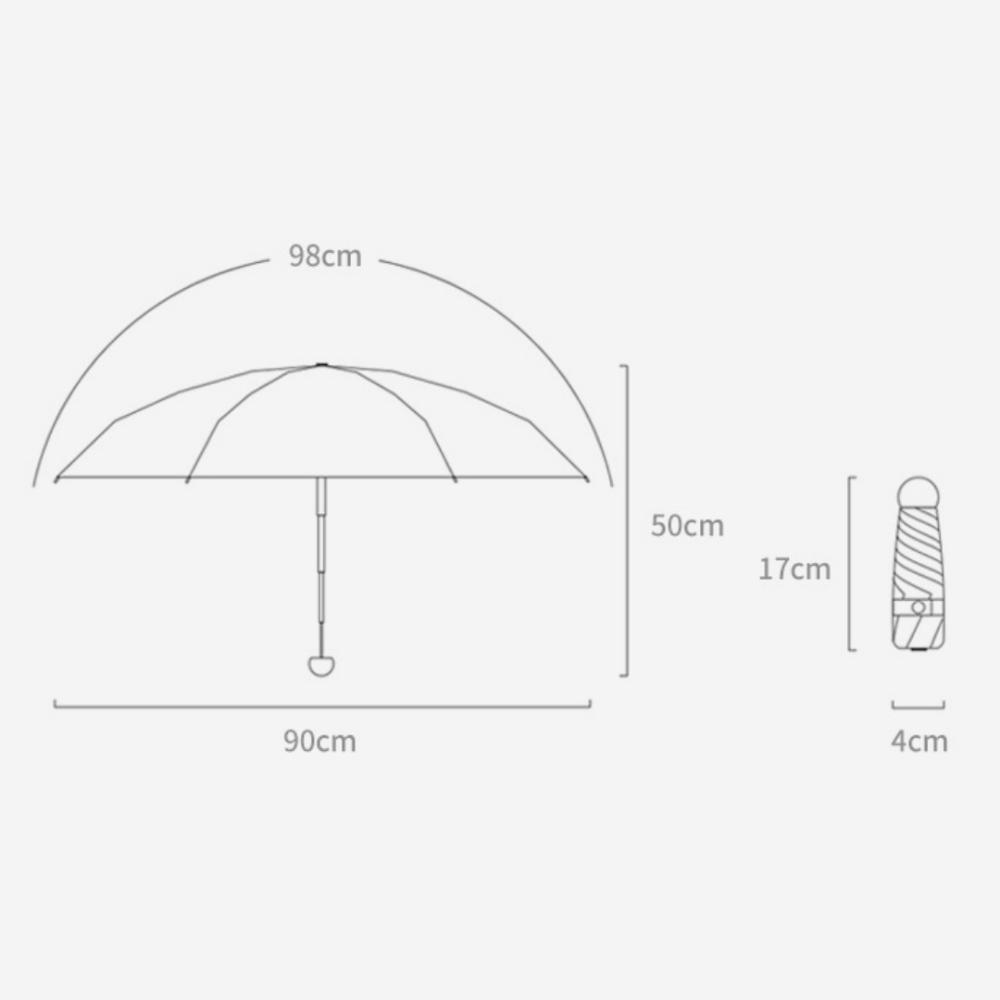 UPF50+ Sun Rain Umbrella Vinyl Travel Accessoreis New Pocket Parasol  for Outdoor