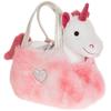 Girly Unicorn Plush Bag Fashionista - GIPSY TOYS - 18 Cm - Pink / White