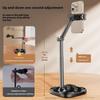 Multiple Angle Rotating Phone Mount Height Extendable From 24cm To 36cm Stable Metal Base For Mobile Devices And Tablets