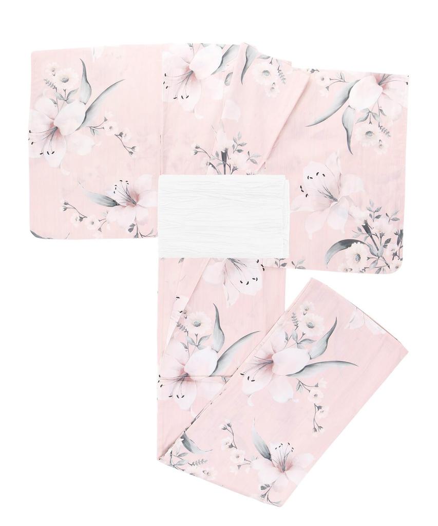 Yukata Set Junior Retro B Change Weave 2 Piece Set Heiko Girls [KYOETSU] (Yukata, Obi) (11.Karenka's Daydream, 150cm)