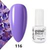 GELPOLISH Nail Art Set: Base, Top Coat, Transparent & White Gel Polishes