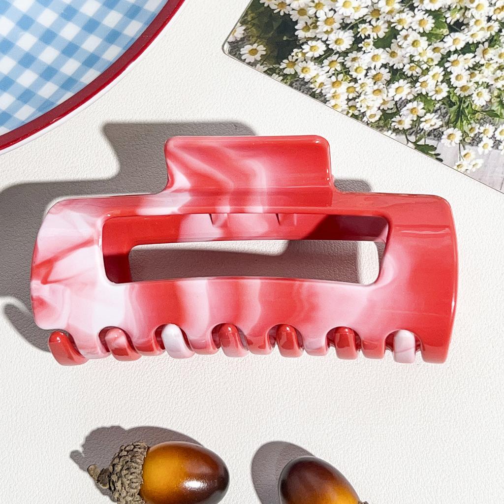 Soft silicone shark clip hairpin anti-collision protection rear head clip hair anti-drop durable clip grab clip