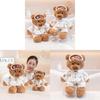 Pajama Bear Teddy Plush Toy Christmas Birthday Present Bedroom Decoration Friend