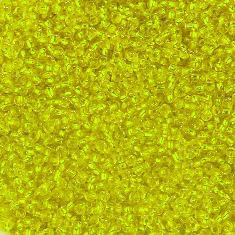 2mm Transparent Silver Core Glass Seed Beads for DIY Jewelry and Accessories
