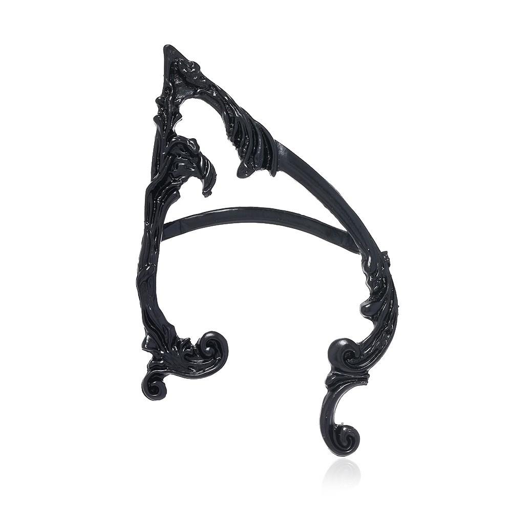 Cuff Gothic Elf Ear Hooks For Women With Alloy Material Trendy Ear Accessories