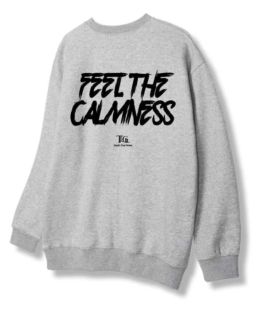 TI.GLAKE Over Noise Sweatshirt Gray [Fleece Lining]
