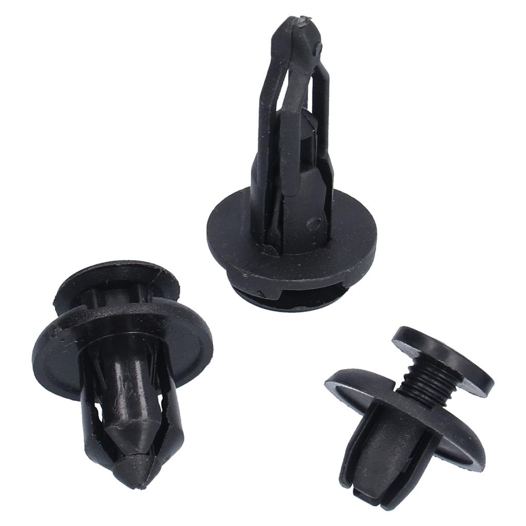 40Pcs Car Retainer Clip Push Fastener Trim Rivet Nylon Accessory Set Kit for Door Panel