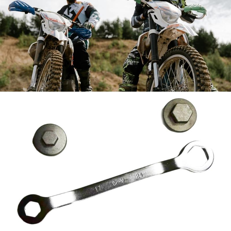 Multifunctional Hexagonal Wrench Spanner Tool Double Head Design Accessories for Motorcycle Oil Drain Screws Maintenance