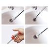 Flexible Steel Wire Hair Clog Remover Grabberable Pick Up Drain Cleaner Stick  Shower Room