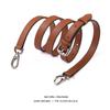 Adjustable Genuine Leather Crossbody Bag Strap - Thin Plain Weave for Women