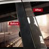 5D Carbon Fiber Car Sticker DIY Paste Protector Strip Auto Door Sill Side Mirror Anti Scratch Tape Waterproof Protect Film