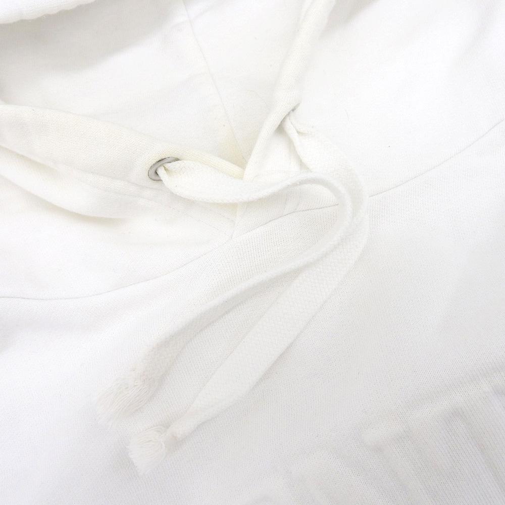 VALENTINO Embossed Logo Pullover Hoodie Top for Women White M XV3MF18Y84E tops M whiteUsed